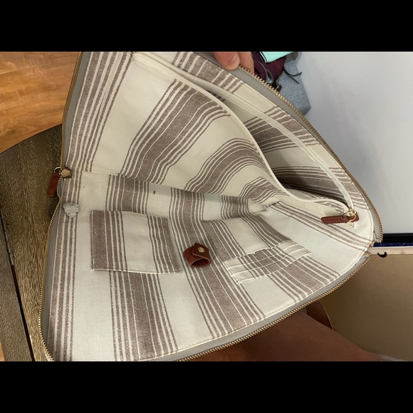 Brown leather laptop bag bundle - Picture 5 of 6